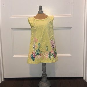 Reef garden graphic dress